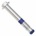 Powers 5/8in x 5in Power-Bolt+ Heavy Duty Hex Head Sleeve Style Anchors, Zinc Plated Carbon Steel, 15PK POW 6944SD
